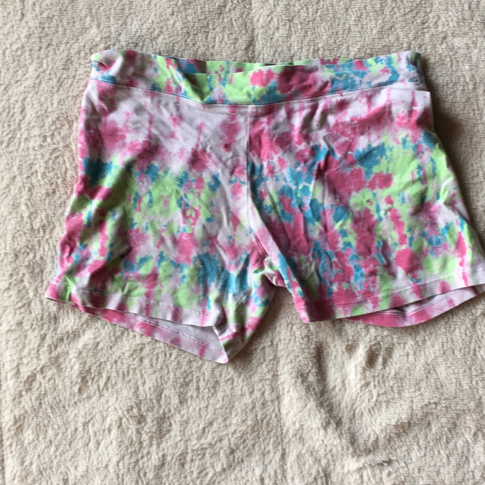Soft spandex tie dye shorts